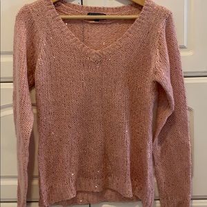 Pink Sequin Sweater